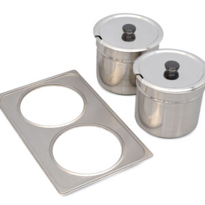 HCB Hot Pot - double boiler - 2 x 6 liters - stainless steel