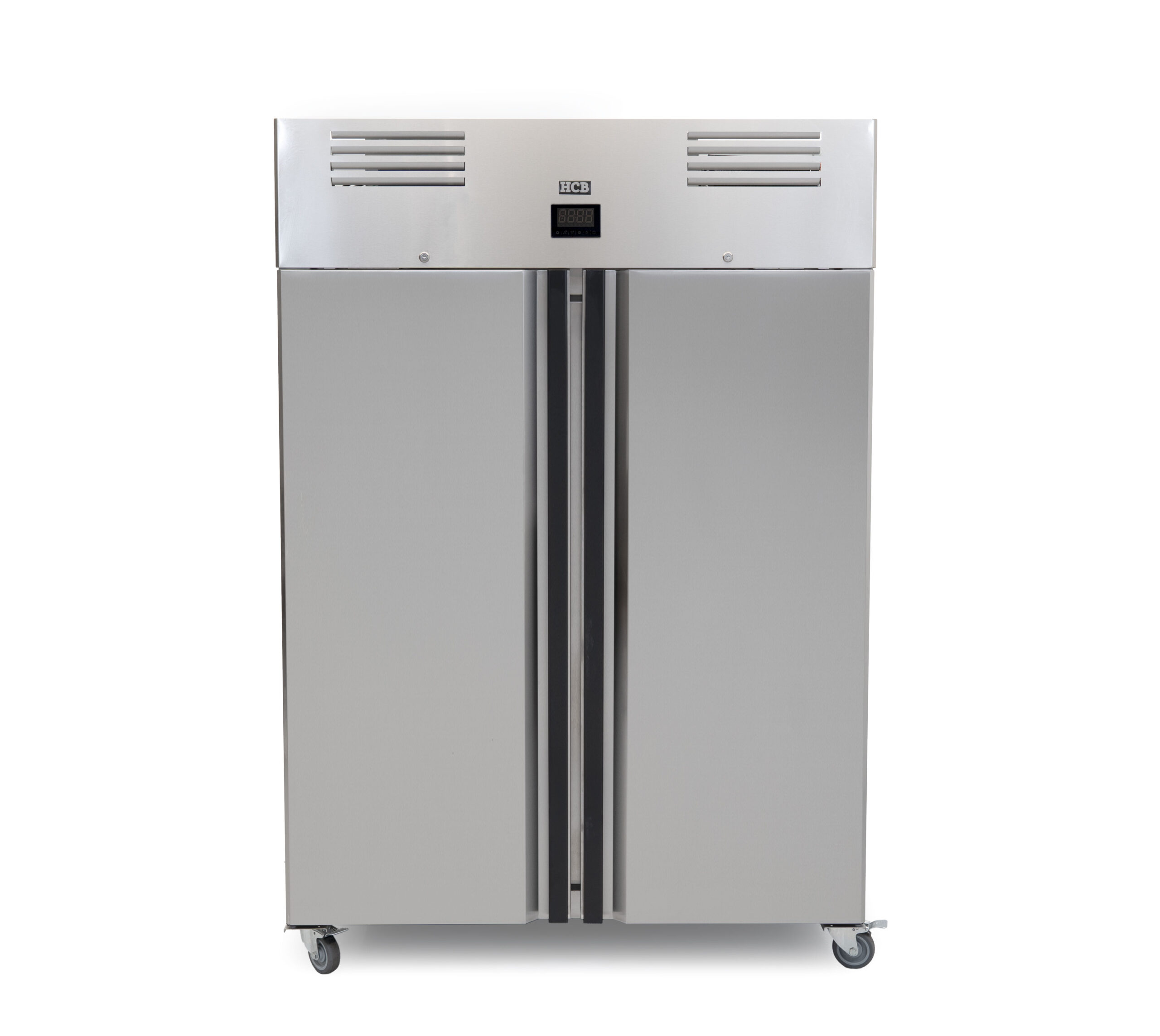 HCB Refrigerator - 2 doors - 1195 liters - energy-efficient - stainless steel - 230V