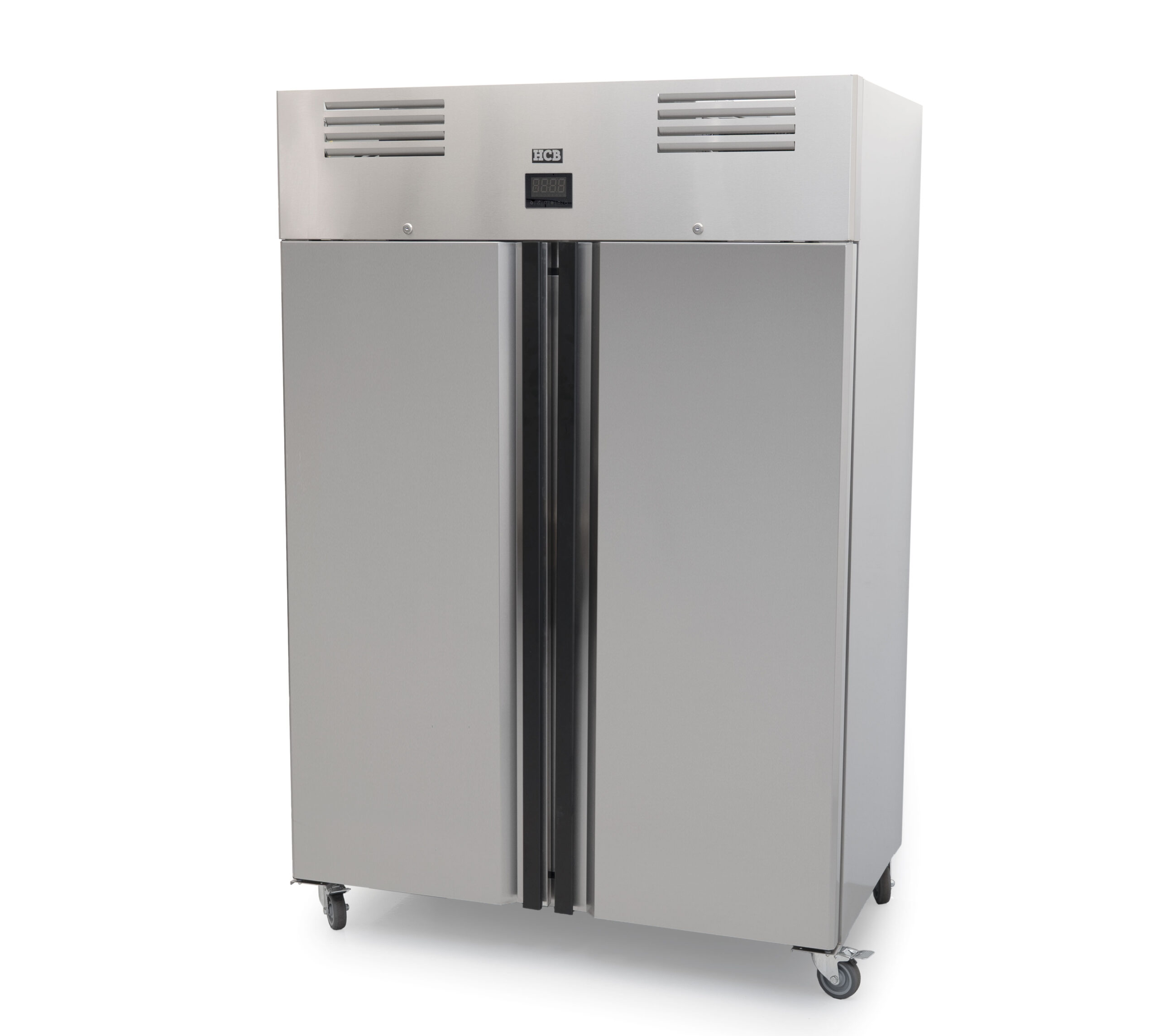 HCB Refrigerator - 2 doors - 1195 liters - energy-efficient - stainless steel - 230V