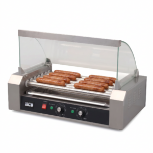 HCB Sausage Grill - Hot Dog Roller - 7 rollers - Stainless Steel - 230V