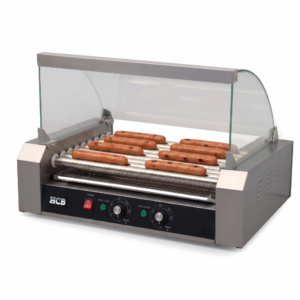 HCB Sausage Grill - Hot Dog Roller - 9 rollers - Stainless Steel - 230V