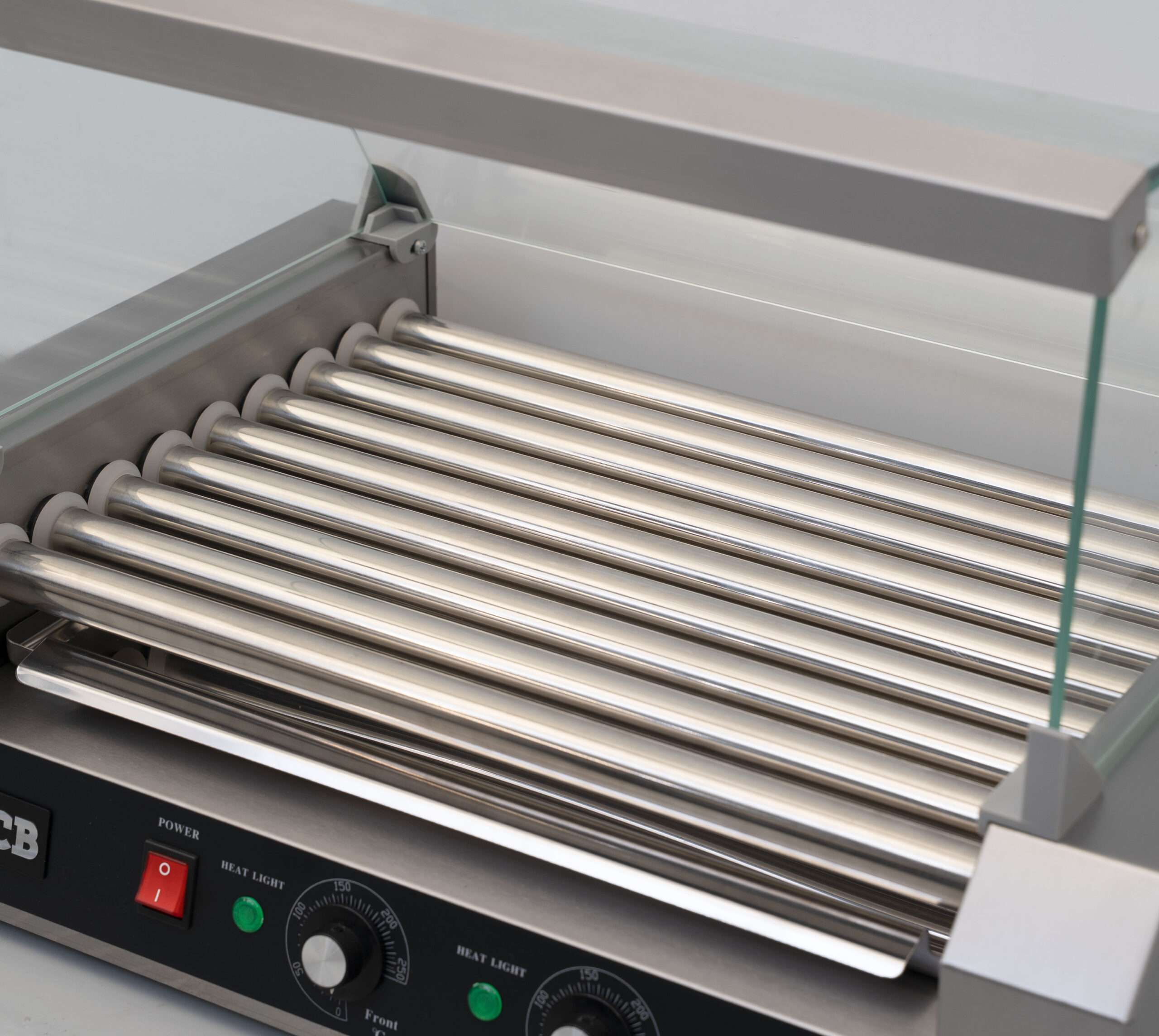 HCB Sausage Grill - Hot Dog Roller - 9 rollers - Stainless Steel - 230V