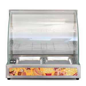 HCB Hot Display Case - 66 cm - 230V - stainless steel