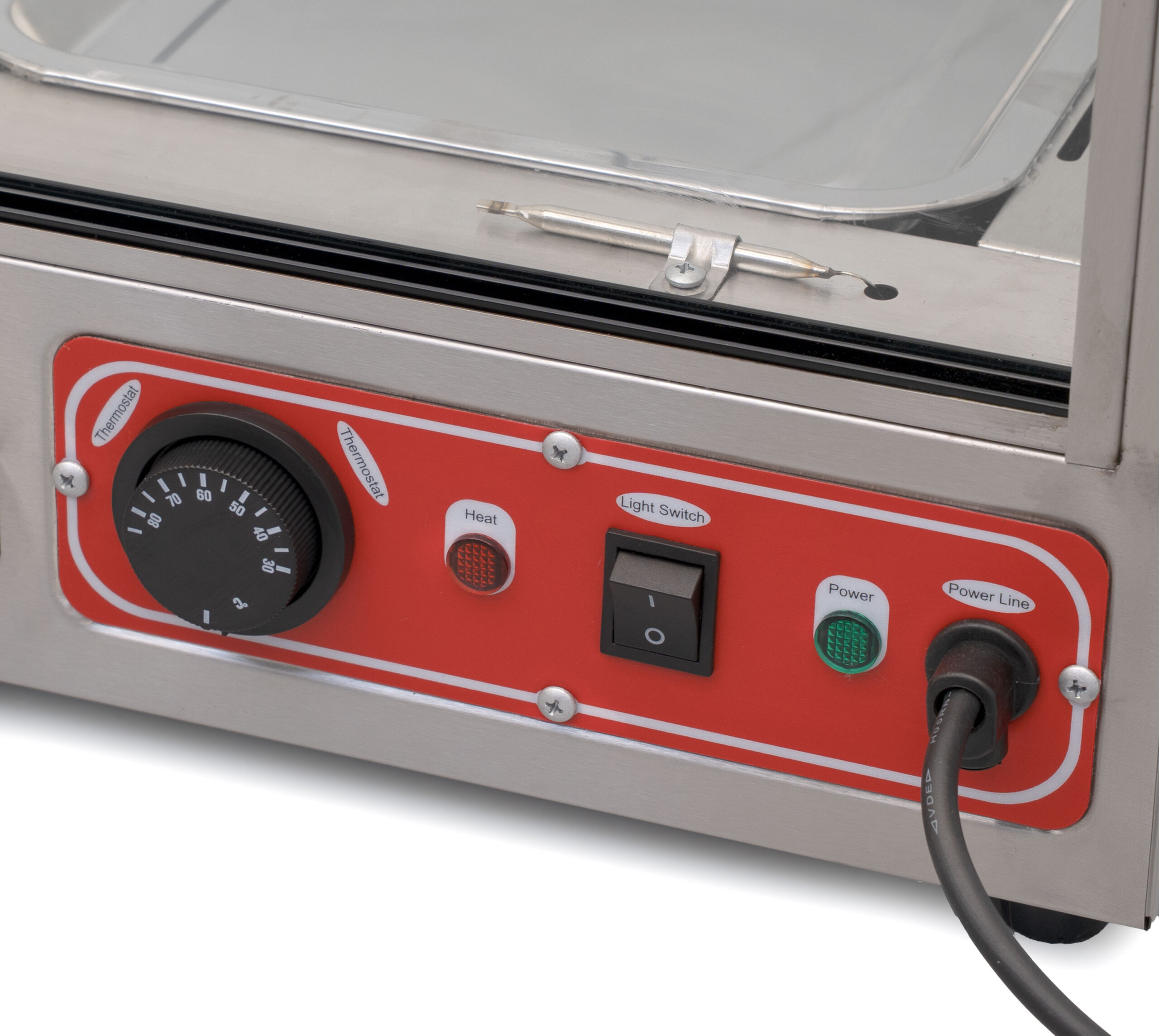 HCB Hot Display Case - 66 cm - 230V - stainless steel