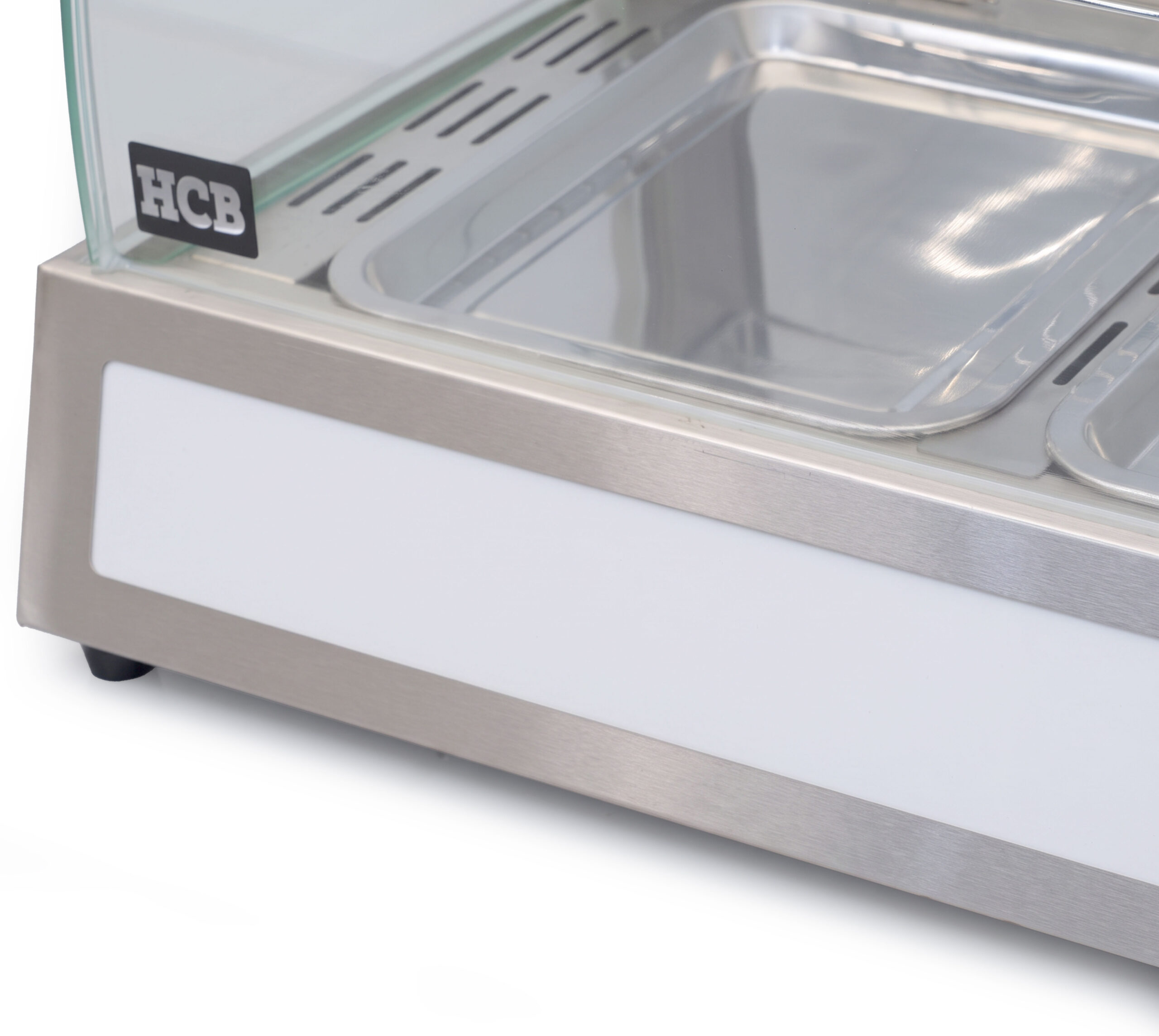 HCB Hot Display Case - 66 cm - 230V - stainless steel