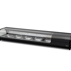 HCB Sushi showcase - 5 x 1/2 GN - 180 cm - 230V