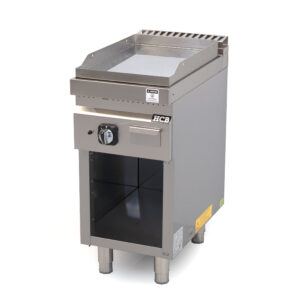 HCB Griddle - 70S - chrome - 6.5 kW - 40 cm - natural gas - stainless steel