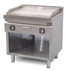 HCB Griddle - 70S - Smooth - 9 kW - 80 cm - 400V - Stainless Steel