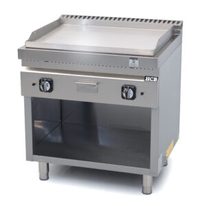 HCB Griddle - 70S - smooth - 13 kW - 80 cm - natural gas - stainless steel