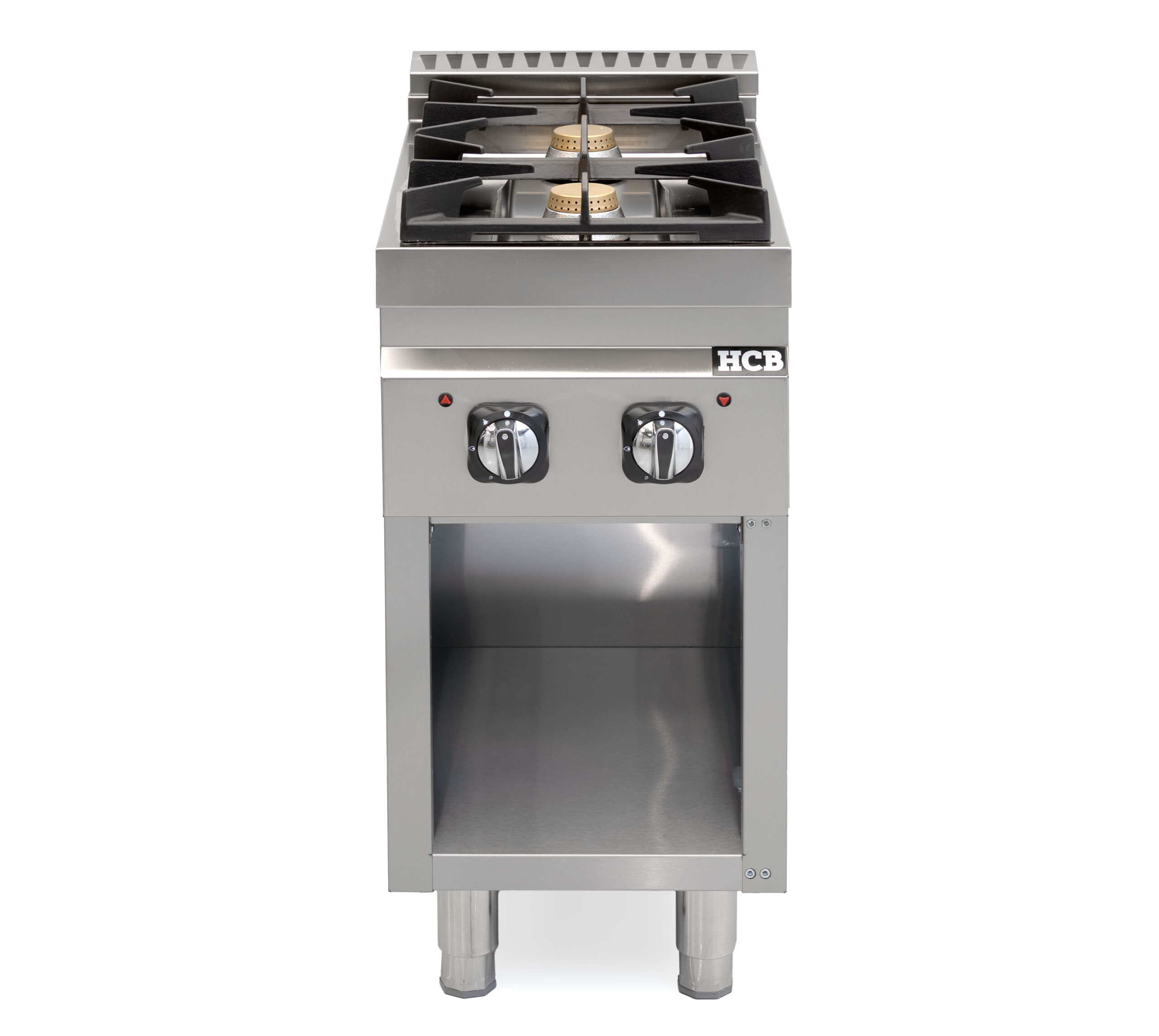 HCB Stove - 70S - 2 burners - 13 kW - 40 cm - natural gas - stainless steel