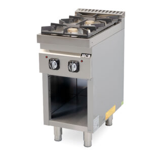 HCB Stove - 70S - 2 burners - 13 kW - 40 cm - natural gas - stainless steel