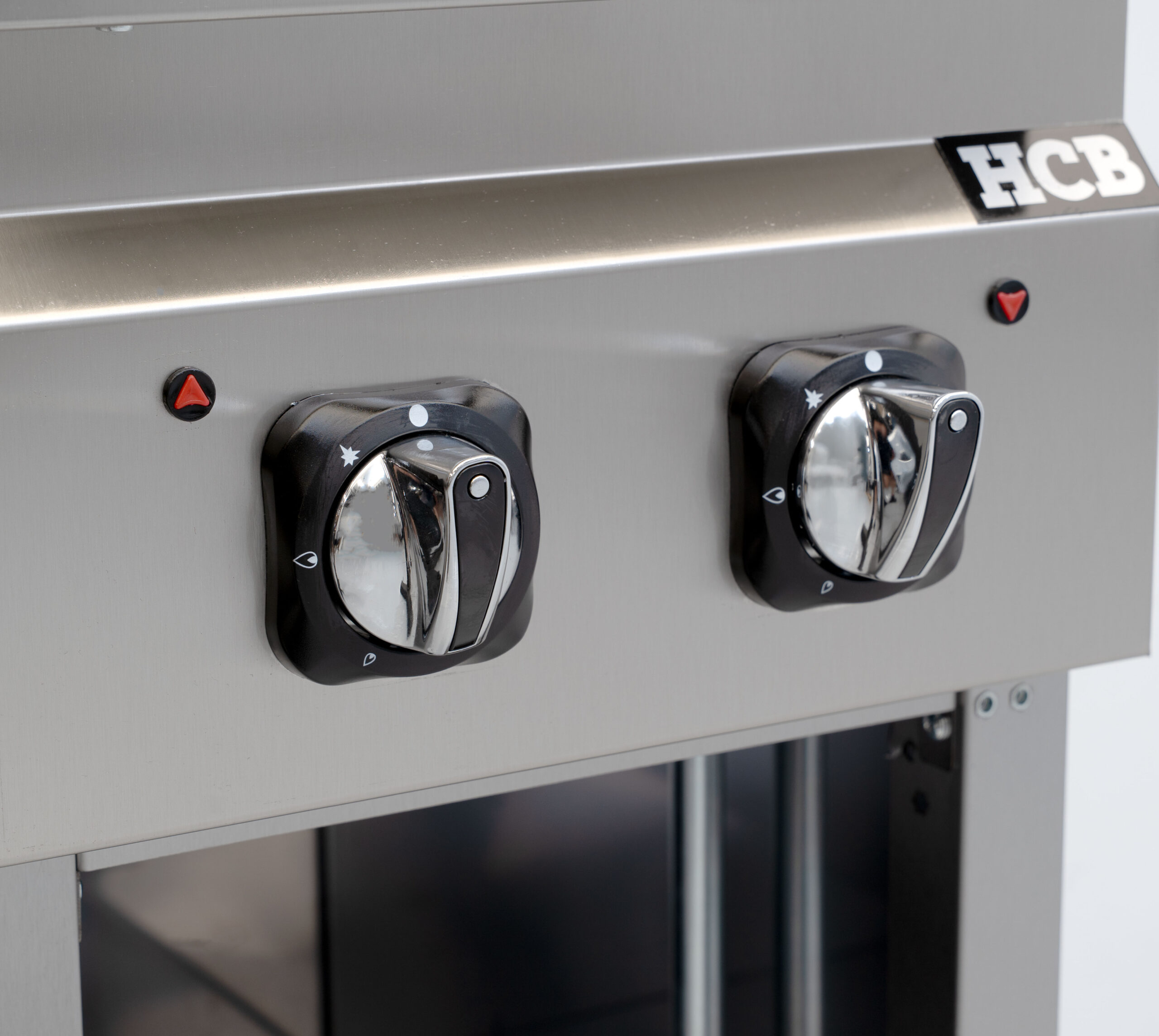 HCB Stove - 70S - 2 burners - 13 kW - 40 cm - natural gas - stainless steel