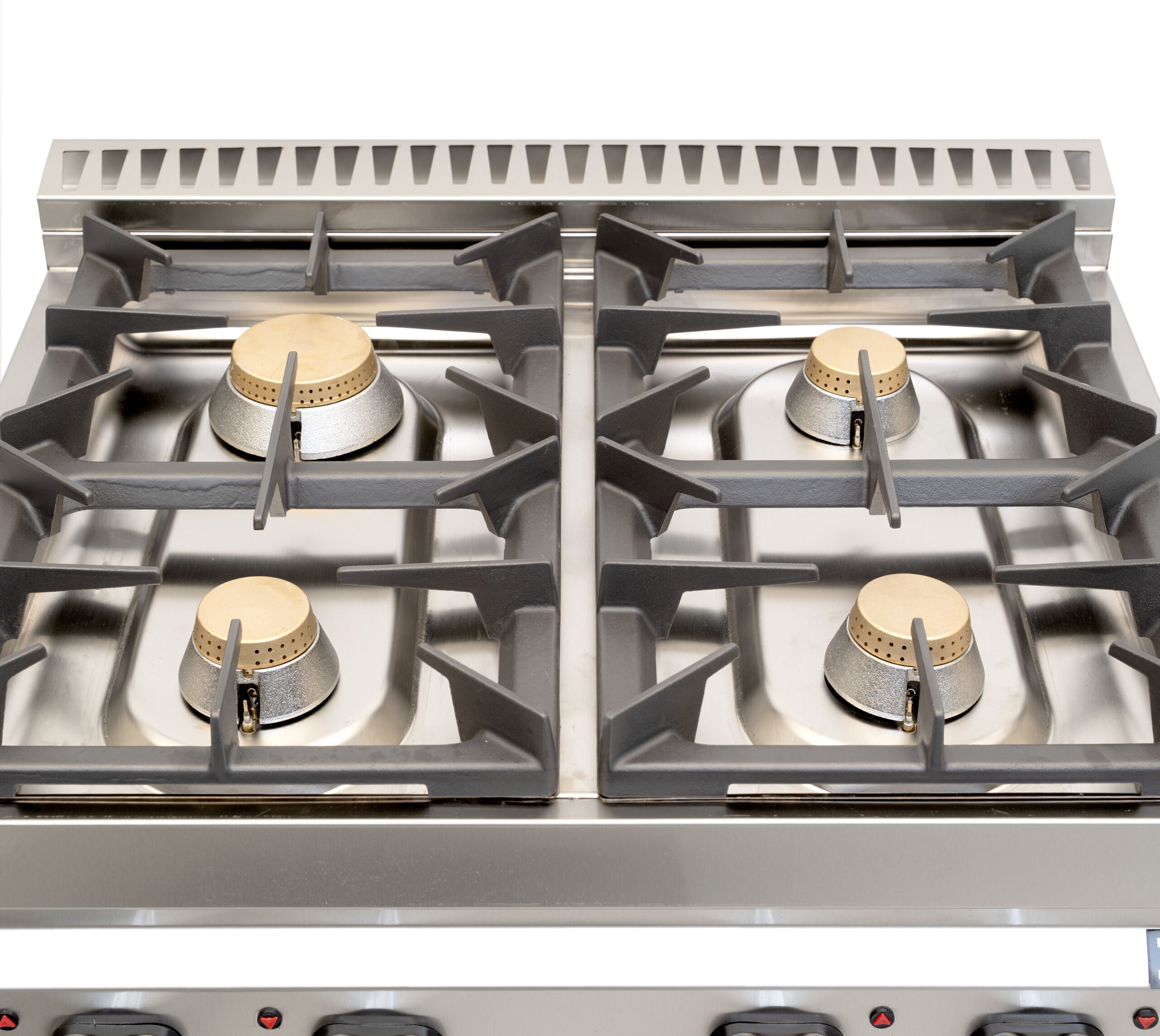 HCB Stove - 70S - 4 burners - 28.5 kW - 80 cm - natural gas - stainless steel
