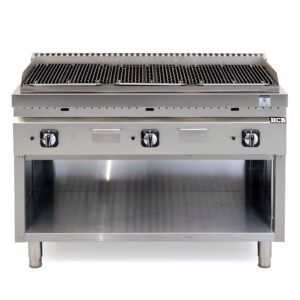 HCB Lavagrill - 70S - lava stone - 27 kW - 120 cm - natural gas - stainless steel