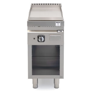 HCB Griddle - 70S - smooth - 6.5 kW - 40 cm - natural gas - stainless steel